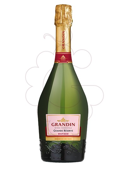 Photo Grandin Brut Rose sparkling wine