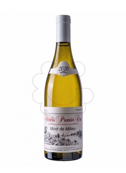 Photo Grossot Chablis 1er Cru Mont de Milieu white wine