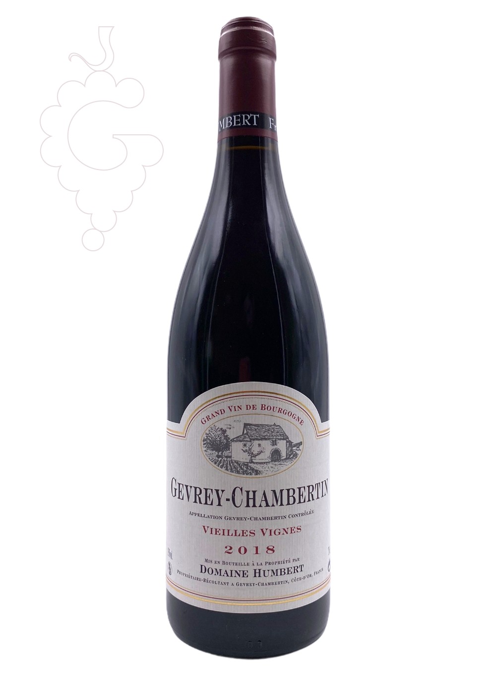 Photo Humbert Gevrey-Chambertin Vielles Vignes red wine