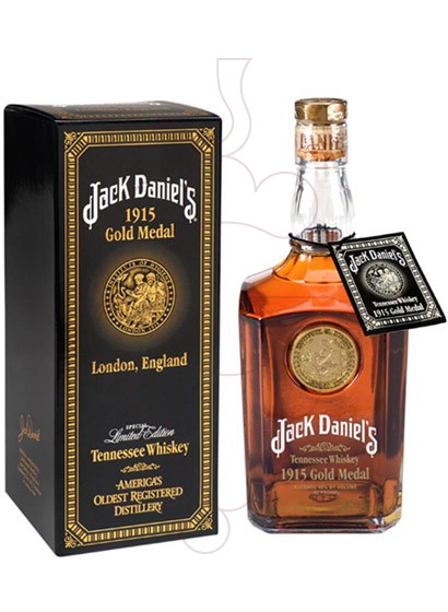 Photo Whisky Jack Daniels Gold Medal 1915