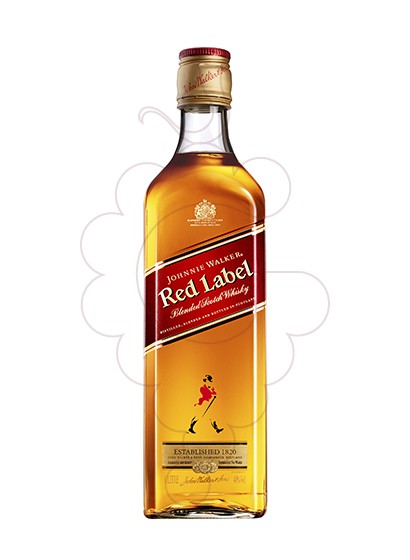 Photo Whisky Johnnie Walker Red Label non-refillable