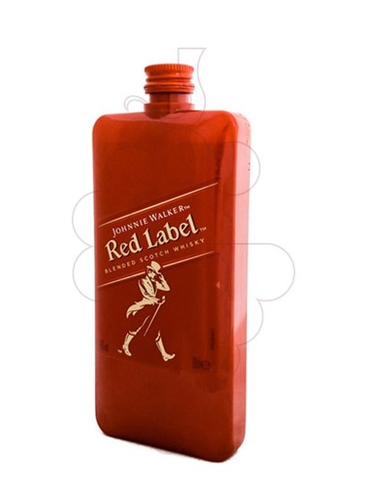 Photo Whisky Johnnie Walker Red Plastic Flask