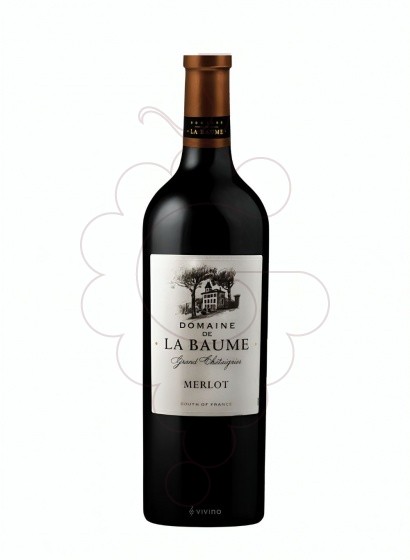 Photo La Baume Thermes Cab-Sau red wine