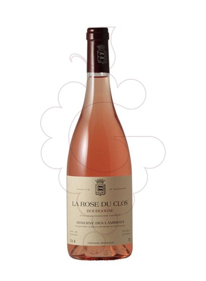 Photo La Rose du Clos Lambrays rosé wine