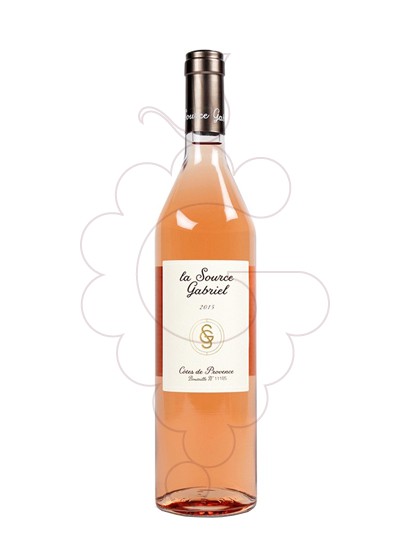 Photo La Source Gabriel Magnum rosé wine