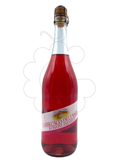 Photo Contri Rialto Lambrusco dell’Emilia Rosato Amabile sparkling wine