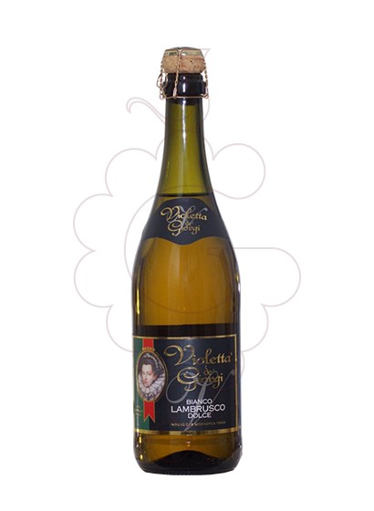 Photo Lambrusco Violetta de Giorgi Bianco Dolce sparkling wine
