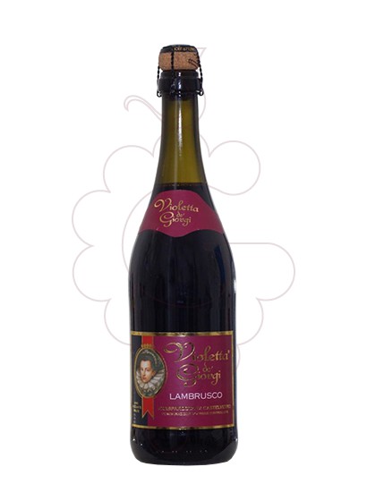 Photo Lambrusco Violetta de Giorgi Rosso Dolce sparkling wine