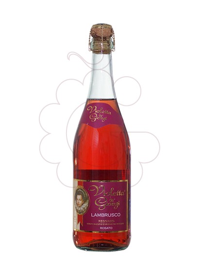 Photo Lambrusco Violetta de Giorgi Rosato Dolce sparkling wine