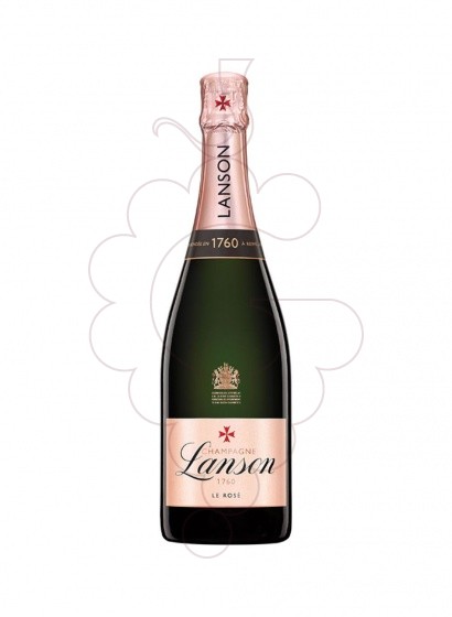Photo Lanson Brut Rose sparkling wine
