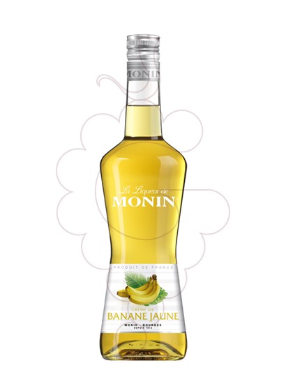 Photo Liqueur Licor Monin Creme Banane