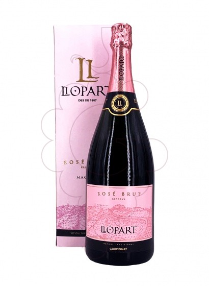 Photo Rosé Llopart Brut Magnum sparkling wine