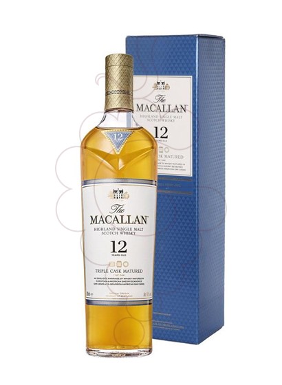 Photo Whisky Macallan 12 years Triple Cask Matured fine oak