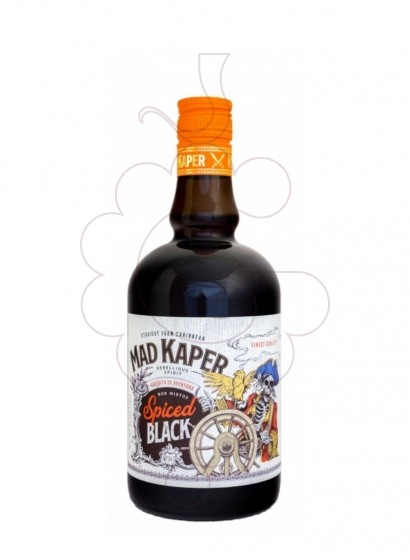 Photo Rum Mad kaper spiced black rum 70