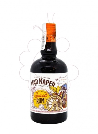 Photo Rum Mad kaper spiced rum 70 cl