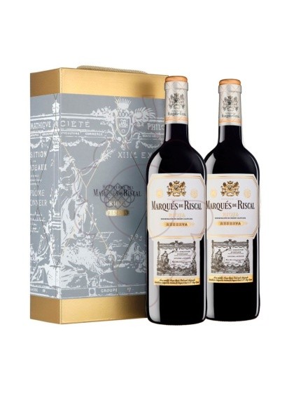 Photo Cajas regalo Marqués de Riscal Reserva Pack 2 u