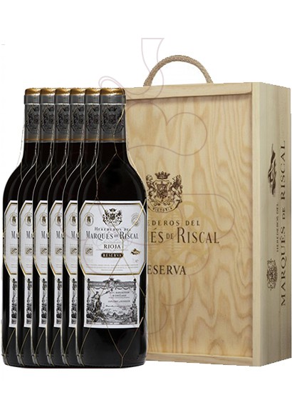 Photo Gift boxes Marques de Riscal Reserva (pack fusta 6 u.)