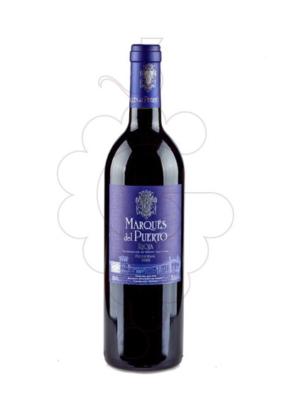 Photo Marques del Puerto Reserva red wine