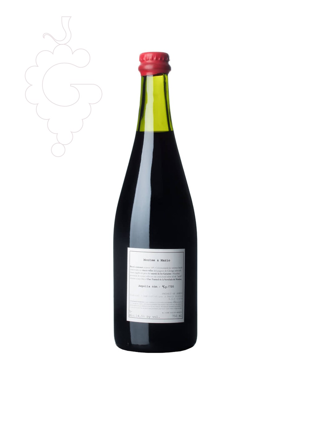 Photo Mas Molla Montse & Mario red wine