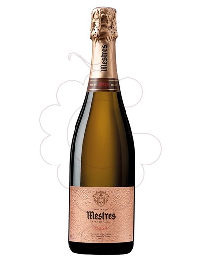 Photo Mestres Elena Rose Brut Nature sparkling wine