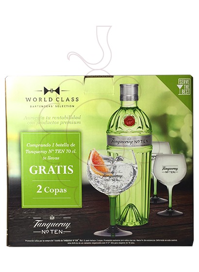 Photo Gift boxes Ten Tanqueray Pack (1 u + 2 glasses)