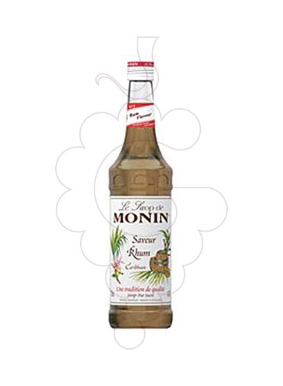 Photo Syrups Monin Saveur Rhum (s/alcohol)