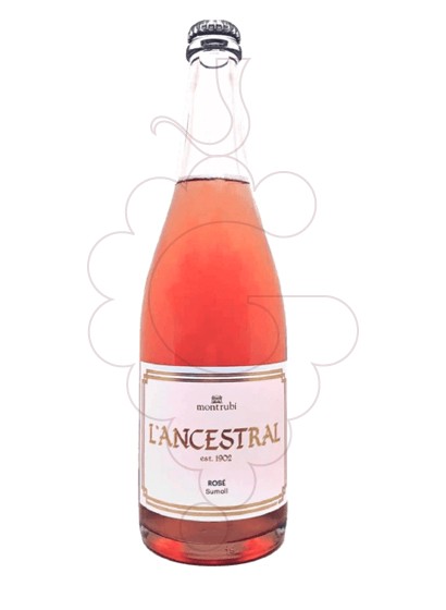 Photo Rosé Mont Rubí l'Ancestral sparkling wine