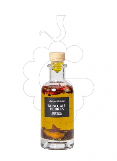 PhotoLlàgrimes del Canigó Guindilla, Ajo y Pimientas Oil