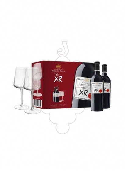 Photo Cajas regalo Marques de Riscal XR Reserva Pack (2 u + 2 Copes)