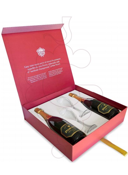 Photo Gift boxes Parxet Brut Nature Pack (2 u + 2 glasses)