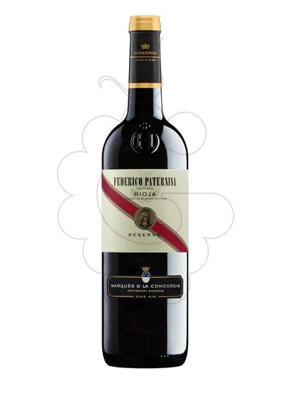 Photo Federico Paternina Reserva red wine