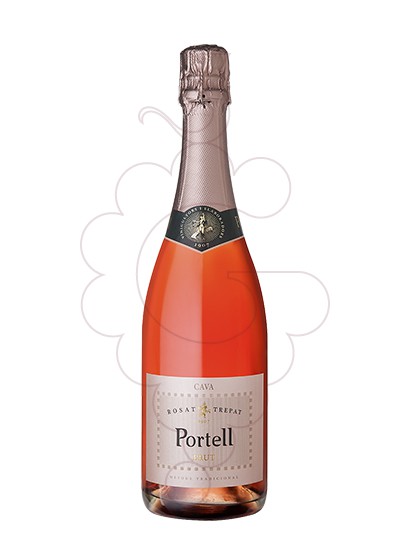 Photo Portell Rosat Brut sparkling wine