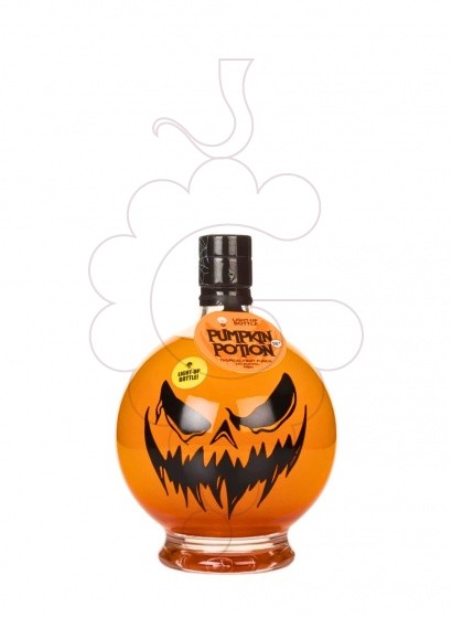 Photo Liqueur Pumpkin Potion Fruit Punch with LED light