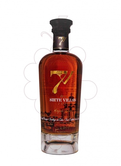 Photo Rum Ron siete villas a?ejado 70 cl