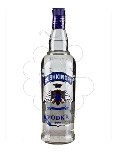 Photo Vodka Rushkinoff Blue Label