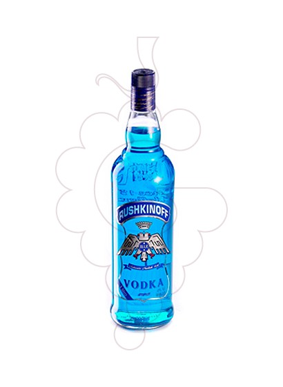 Photo Vodka Rushkinoff Blue
