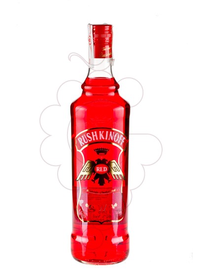 Photo Vodka Rushkinoff Red