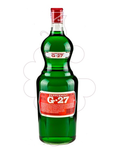 Photo Liqueur Salas Verde G-27 Peppermint Botellon