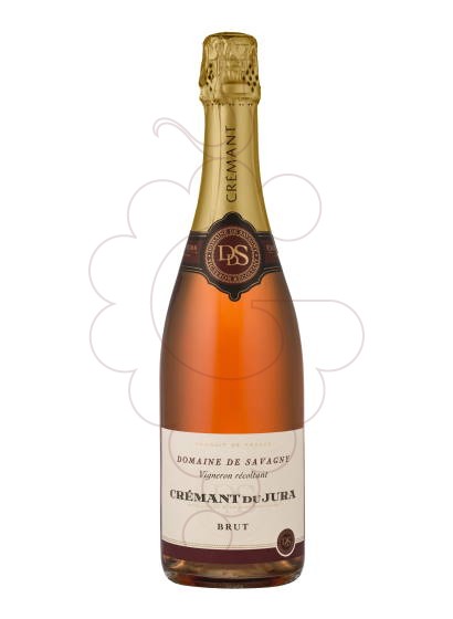 Photo Rosé Domaine de Savagny Crémant de Jura Brut sparkling wine