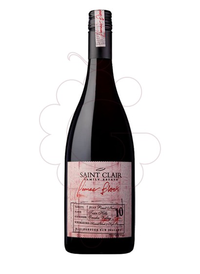 Photo Saint Clair Pioneer Block 10 Twin Hills Pinot Noir red wine