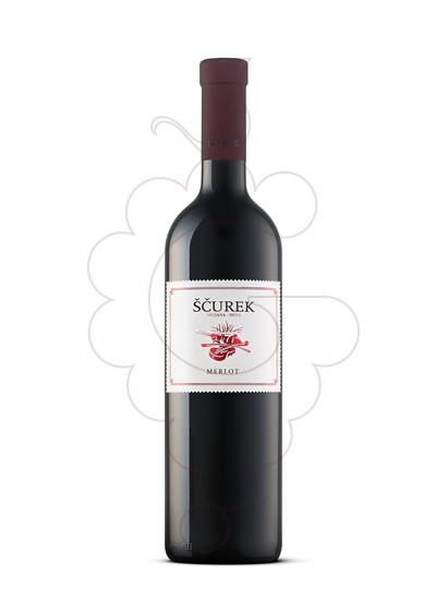 Photo Scurek Merlot red wine