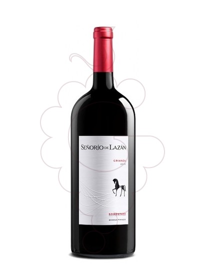 Photo Señorío de Lazán Crianza Magnum red wine