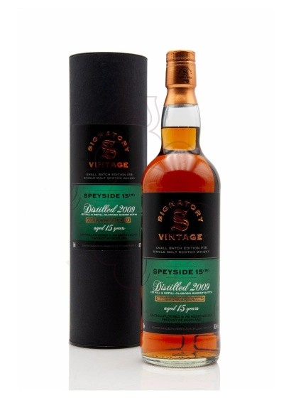 Photo Whisky Signatory Speyside 2009 15 Years