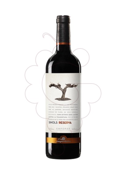 Photo Sinols Reserva red wine