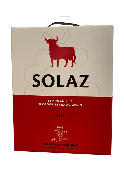 Photo Solaz Bag in Box red wine