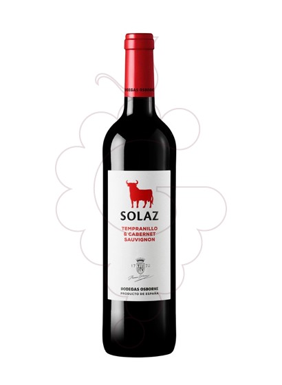 Photo Solaz Tempranillo Cabernet red wine