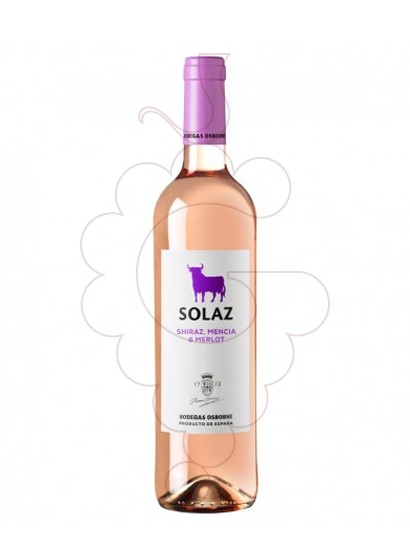 Photo Solaz Tempranillo Rosado rosé wine