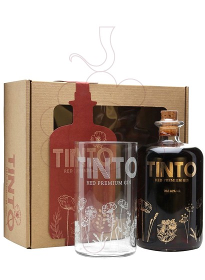Photo Gin Tinto Red Premium Gin Pack (1 u + Glass)