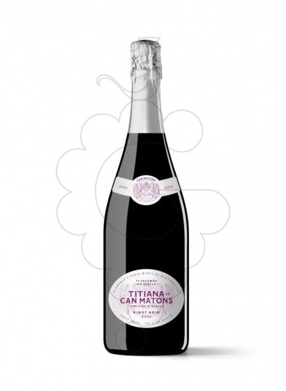 Photo Titiana de Can Matons Rosat sparkling wine