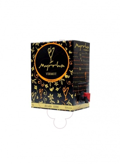Photo Aperitif wine Vermut myrrha blanc bag box 5